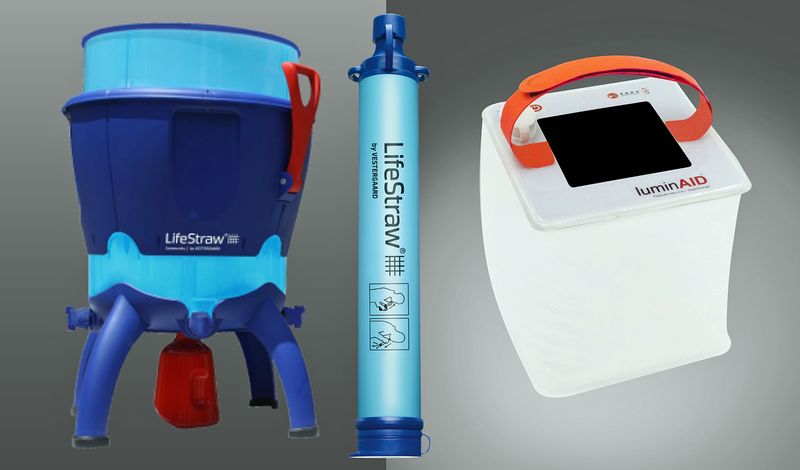 RestoringTouch freely donates LifeStraw Community and Personal water purifiers and personal LuminAID solar lights. Contact us for more information.